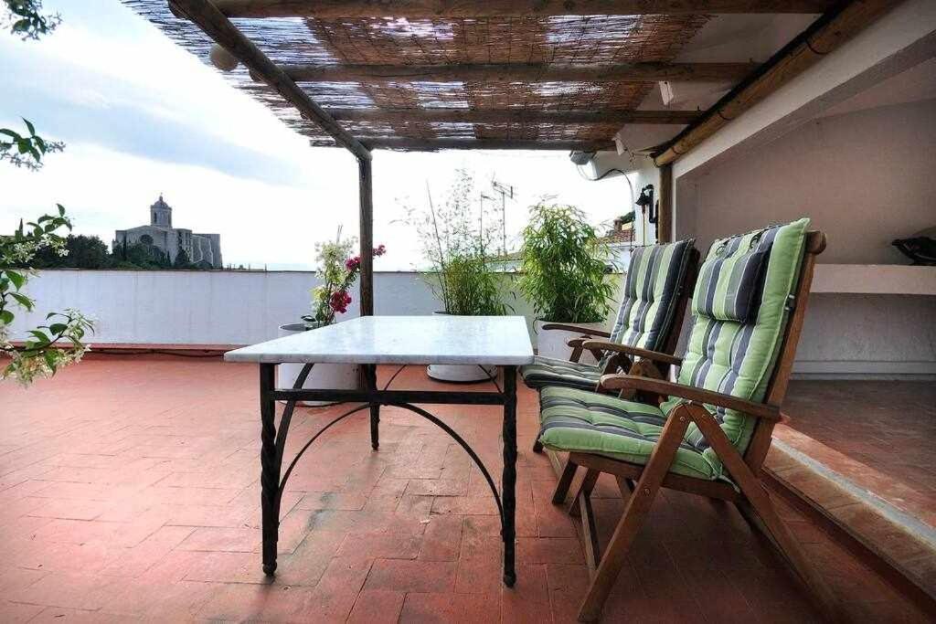 Apartamento Con Increibles Vistas Y Terraza Жерона Екстер'єр фото